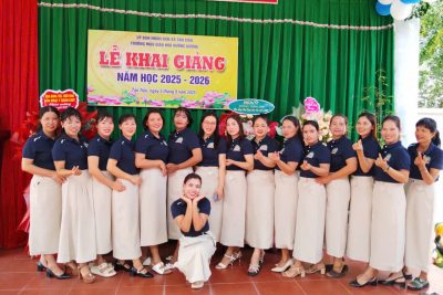 Ngày 5/9/2025 trường mẫu giáo Hoa Hướng Dương long trọng tổ chức lễ khai giảng năm học mới 2025-2026