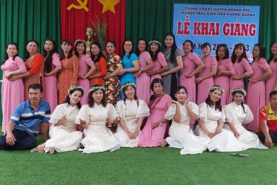 chào mừng lễ khai giảng năm học mới 2022-2023