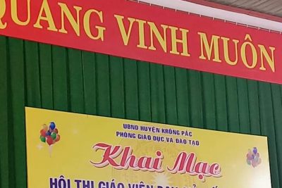 Trường mẫu giáo Hoa Hướng Dương tham gia hội thi giáo viên dạy giỏi cấp huyện năm học 2022-2023
